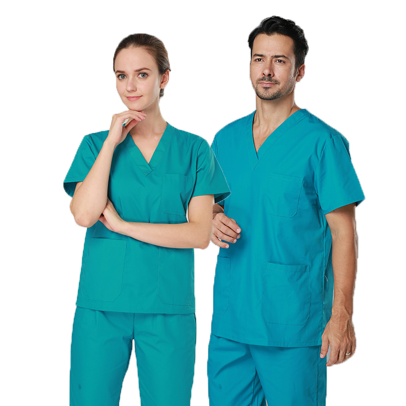 Infermiera Doctor Uniform Top Pants Pants Scrub Imposta logo personalizzato